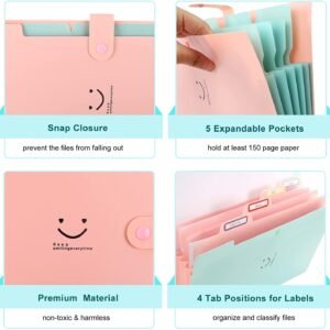 EOOUT 8-PCS Expanding File Folder